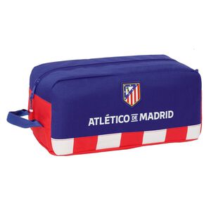 Blue and Red and White Shoe Bag
